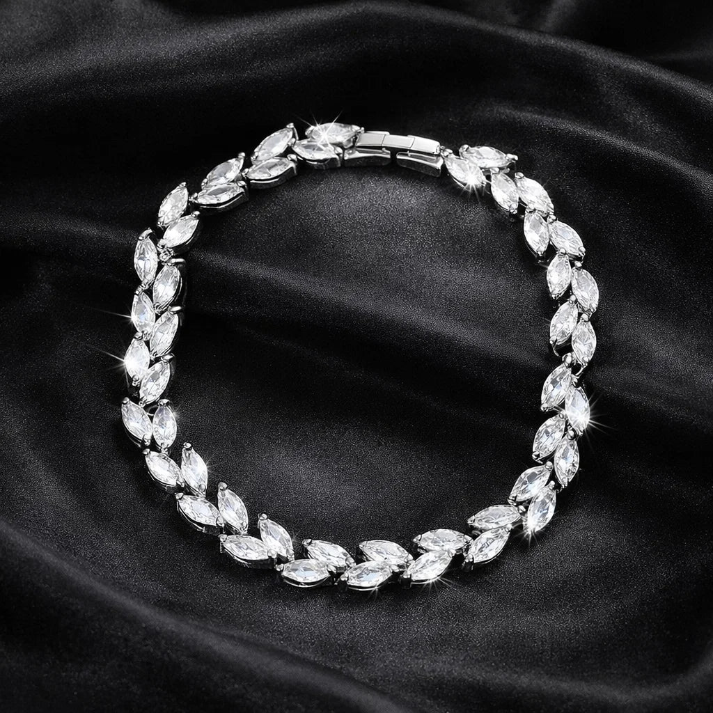 Zirkon-Armband mit Segenskarte