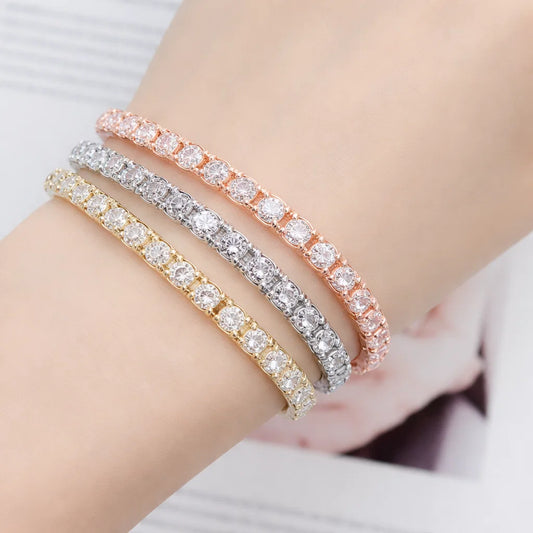 Modisches mehrfarbiges Tennisarmband